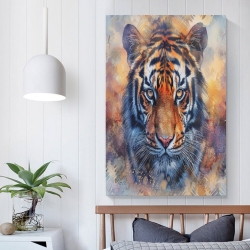 Tigre Peinture sur toile sans cadre, impressions posters art mural pour déco maison chambre bureau