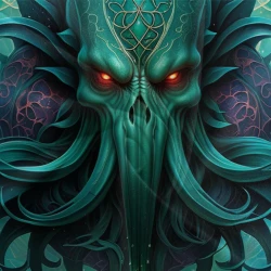 Mito dell'orrore Cthulhu Copripiumino Stampato 3D Morbido 3 Pezzi Biancheria da Letto per Ragazzi Ragazze