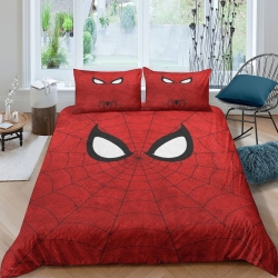 Avengers Spider Man Housse de Couette Imprimée 3D Douce 3 Pièces Literie Garçons Filles