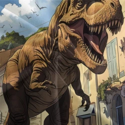 Dinosaure Housse de Couette Imprimée 3D Douce 3 Pièces Literie Garçons Filles