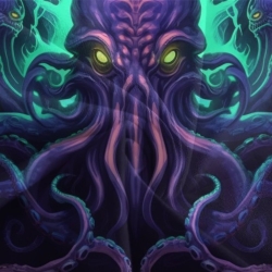 Mythe de l'horreur Cthulhu Housse de Couette Imprimée 3D Douce 3 Pièces Literie Garçons Filles