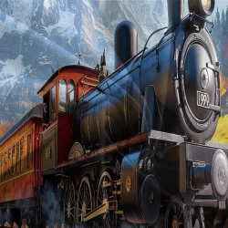 Train à vapeur Housse de Couette Imprimée 3D Douce 3 Pièces Literie Garçons Filles